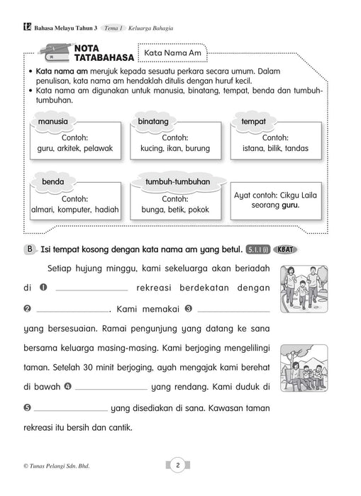 Praktis Topikal KSSR 2022 青苗 单元练习 3 年级 国文 Bahasa Melayu