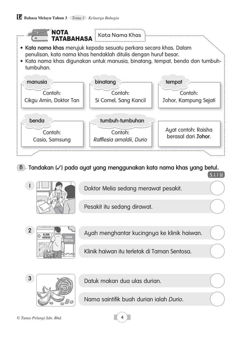 Praktis Topikal KSSR 2022 青苗 单元练习 3 年级 国文 Bahasa Melayu