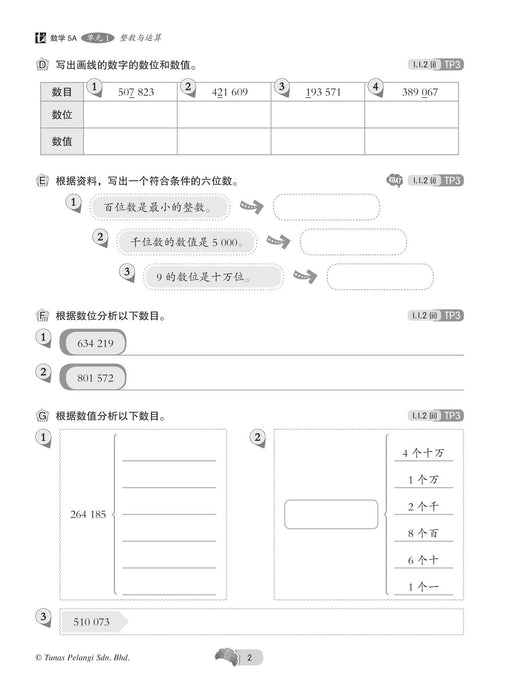 All Round Learning 2022 全能学霸 五年级 5A 数学 Matematik