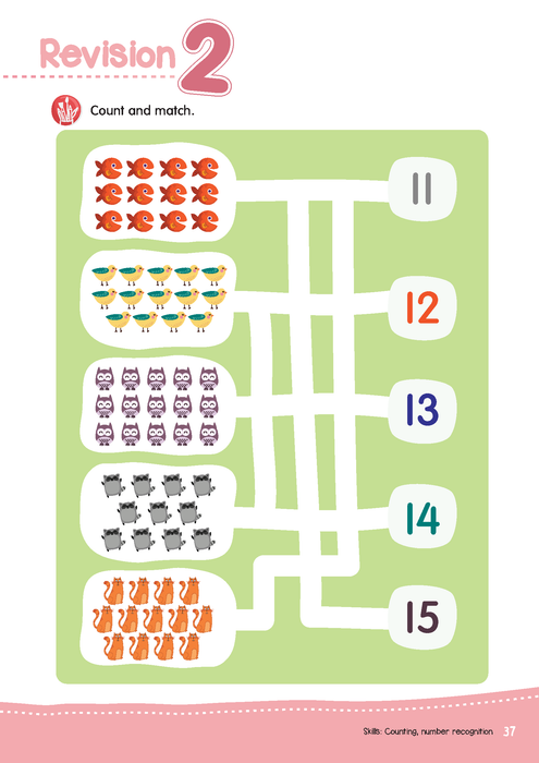 Learning Numbers 11 to 20