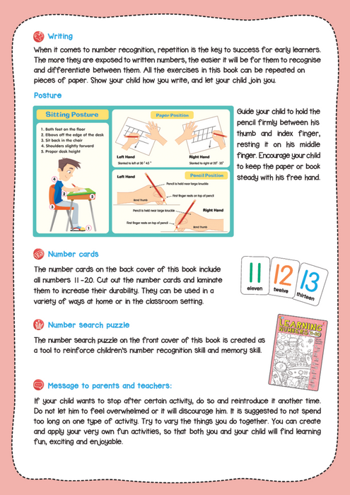 Learning Numbers 11 to 20