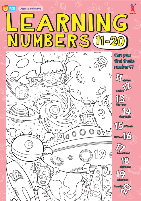 Learning Numbers 11 to 20