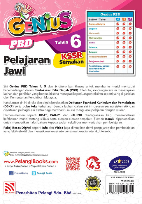 Genius PBD KSSR 2023 Pelajaran Jawi Tahun 6