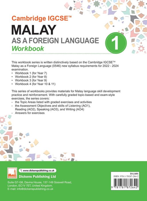 Cambridge IGCSE™ Malay As A Foreign Language Book 1