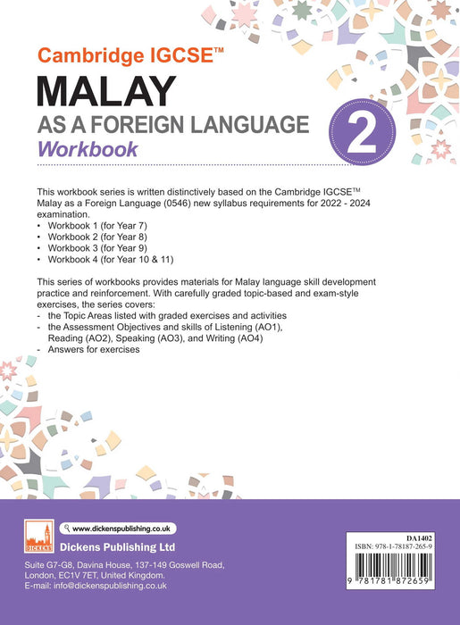 Cambridge IGCSE™ Malay As A Foreign Language Book 2