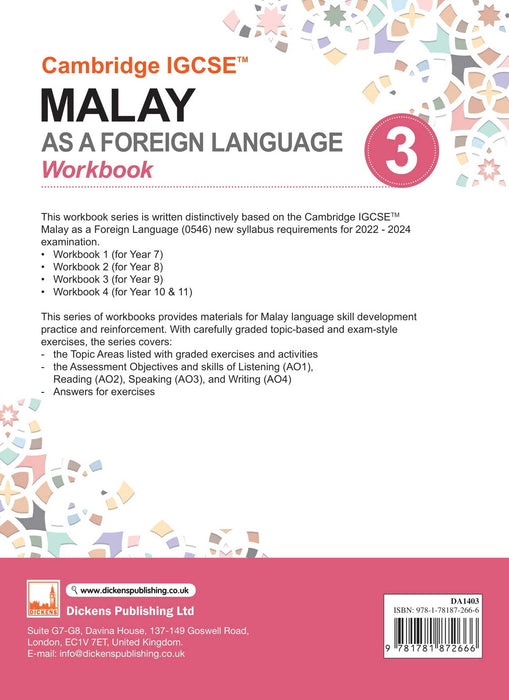 Cambridge IGCSE™ Malay As A Foreign Language Book 3