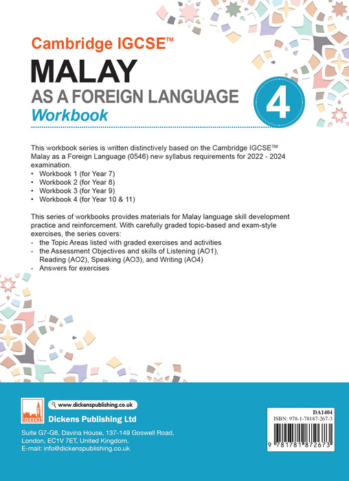 Cambridge IGCSE™ Malay As A Foreign Language Book 4