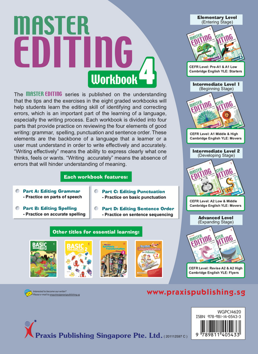 Master Editing Workbook 4