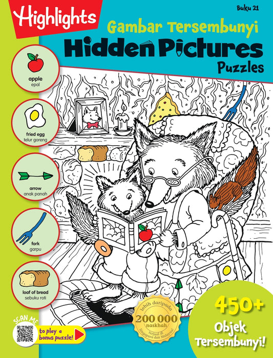 Highlights Hidden Pictures Puzzles Gambar Tersembunyi Buku 21