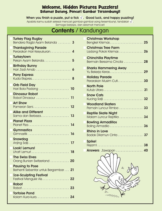 Highlights Hidden Pictures Puzzles Gambar Tersembunyi Buku 24