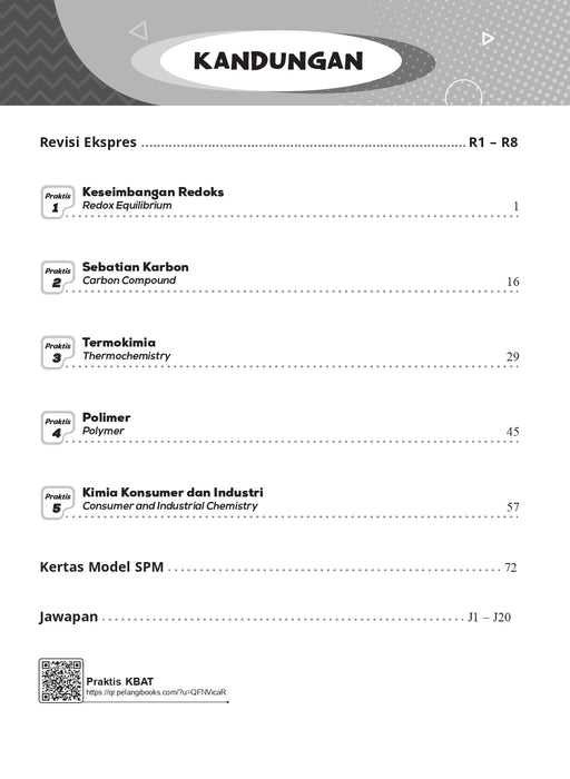 Praktis Topikal Hebat SPM 2024 Kimia Tingkatan 5