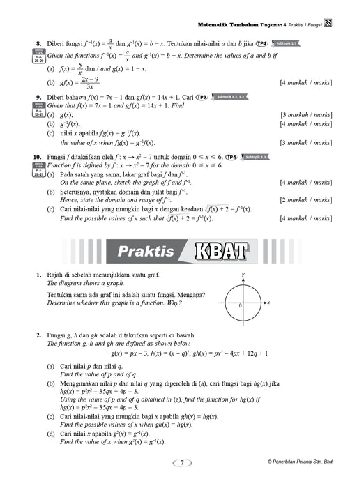 Praktis Topikal Hebat SPM 2024 Matematik Tambahan Tingkatan 4