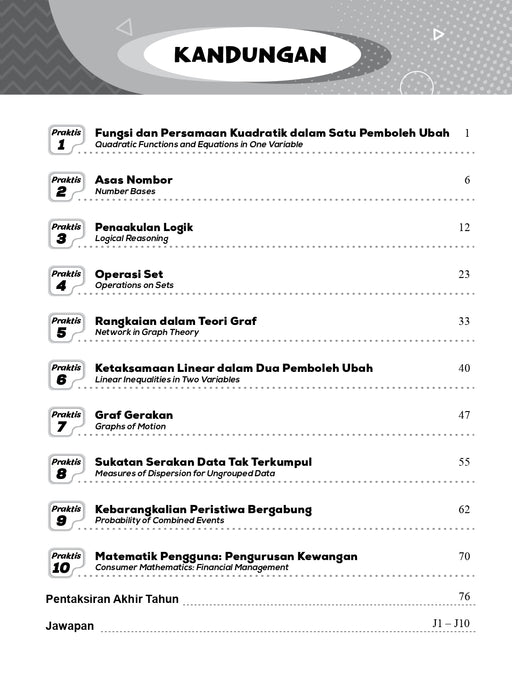 Praktis Topikal Hebat SPM 2024 Matematik Tingkatan 4