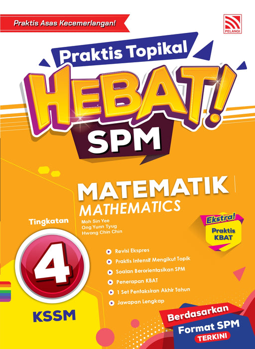 Praktis Topikal Hebat SPM 2024 Matematik Tingkatan 4