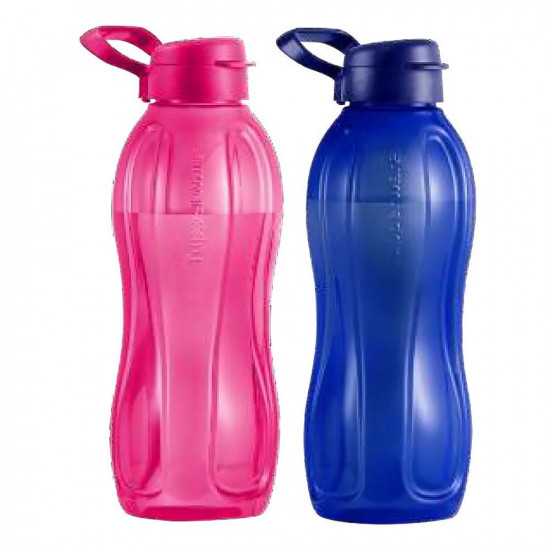 Eco Bottle 1.5L (2) Blue and Pink