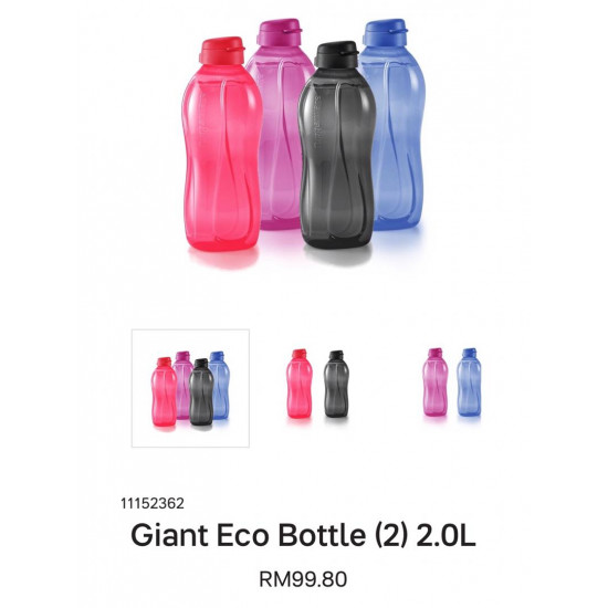 Eco Bottle 2L(2) - Pink and Blue