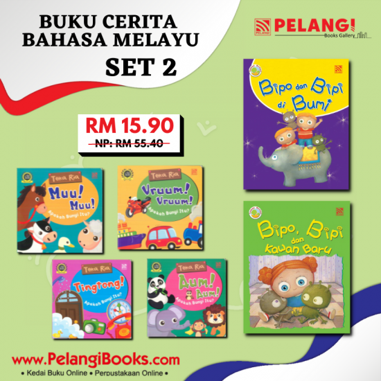 Buku Cerita Bahasa Melayu Set 2 (6 in 1)