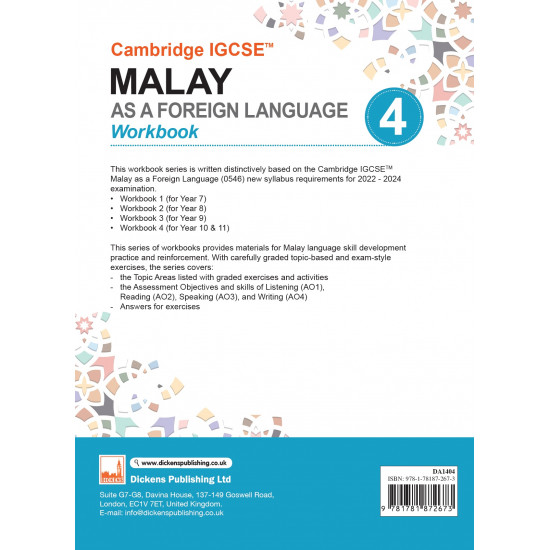 Cambridge IGCSE™ Malay As A Foreign Language Book 4