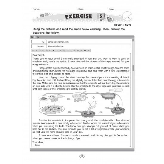 English Comprehension Workbook for Primary 4