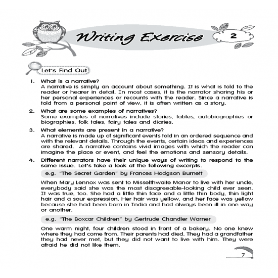 Writing Exercises for Primary 6