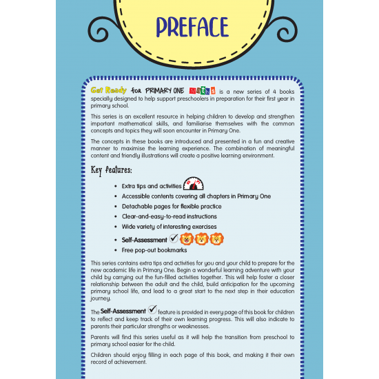 Get Ready for Primary One Maths Book 3