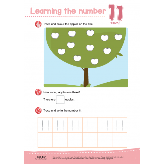 Learning Numbers 11 to 20