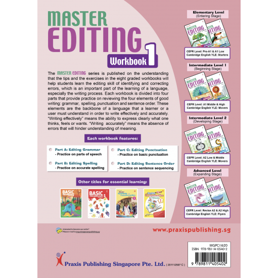 Master Editing Workbook 1