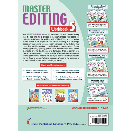 Master Editing Workbook 5