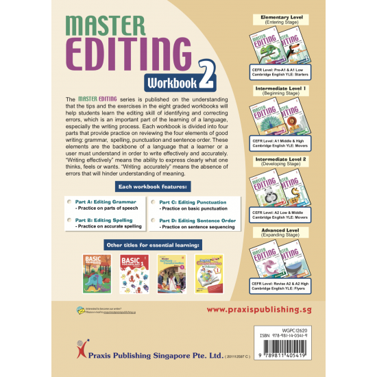 Master Editing Workbook 2
