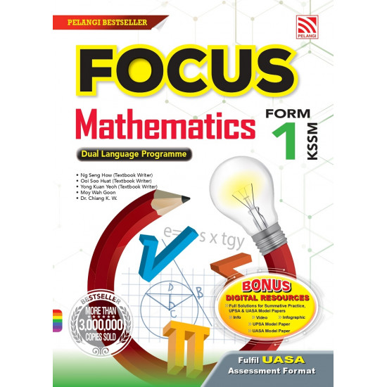 Focus KSSM 2023 Mathematics Form 1 (ebook)