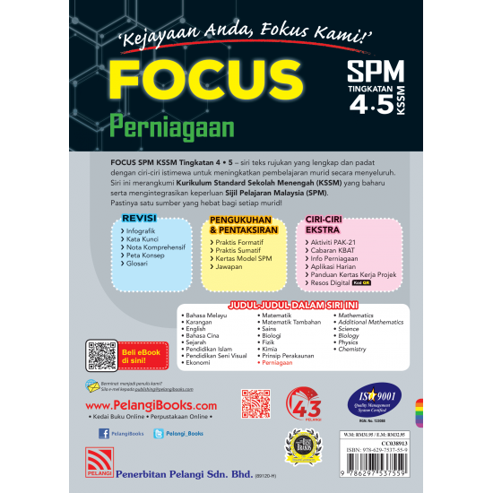 Focus SPM 2023 Perniagaan Tingkatan 4.5