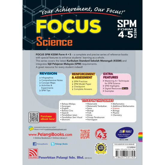 Focus SPM 2023 Science Form 4.5