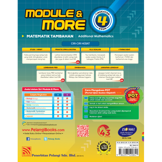 Module and More KSSM 2023 Matematik Tambahan Tingkatan 4