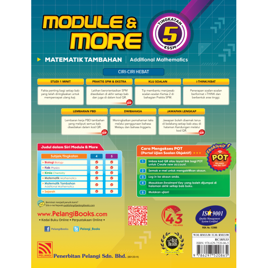 Module and More KSSM 2023 Matematik Tambahan Tingkatan 5