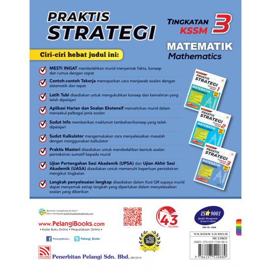 Praktis Strategi 2023 KSSM Matematik Tingkatan 3
