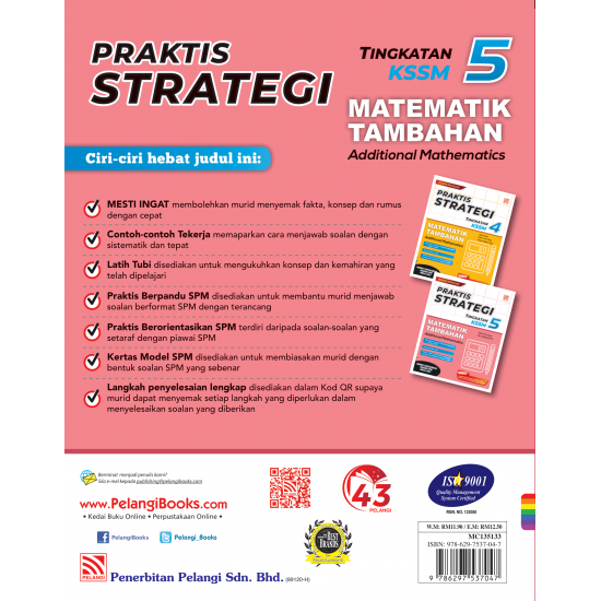 Praktis Strategi 2023 KSSM Matematik Tambahan Tingkatan 5