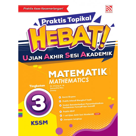 Praktis Topikal Hebat UASA 2023 Matematik Tingkatan 3