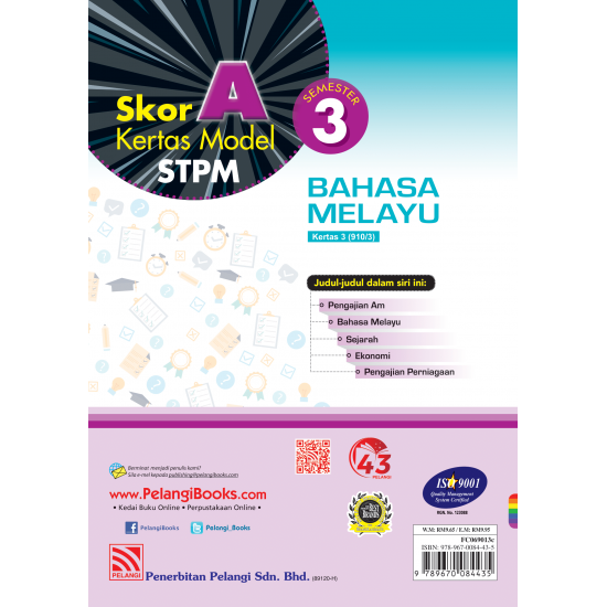 Skor A Kertas Model STPM 2023 Bahasa Melayu Semester 3