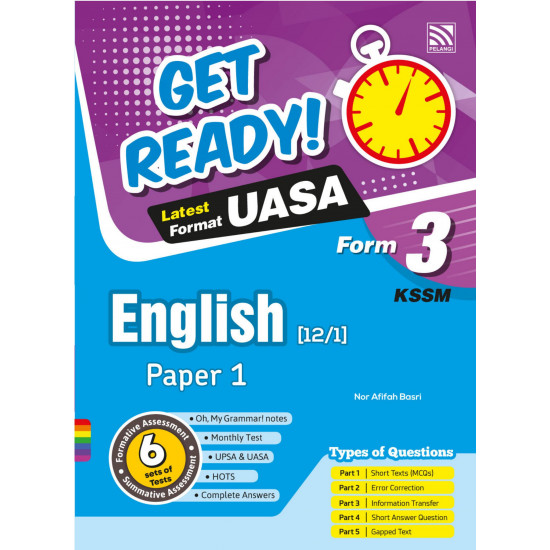 Get Ready! UASA 2024 English Paper 1 Form 3