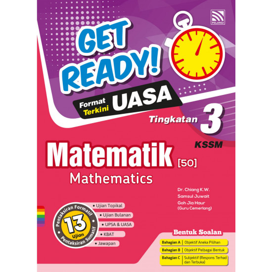 Get Ready! UASA 2024 Matematik Tingkatan 3