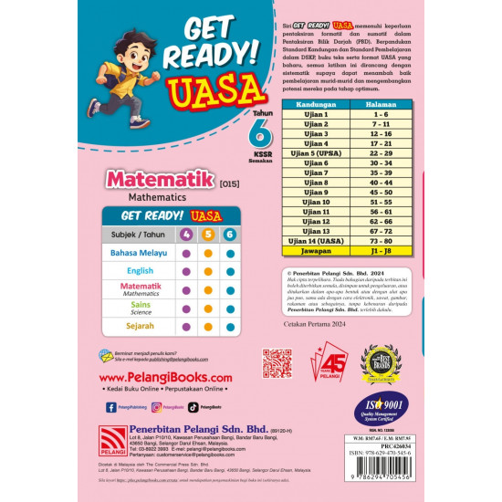 Get Ready! UASA 2024 Matematik Tahun 6