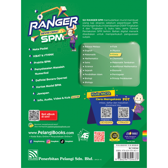 Ranger Revisi Cepat SPM 2024 Kimia Tingkatan 4.5