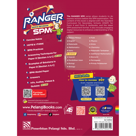 Ranger Quick Revision SPM 2024 Science Form 4.5