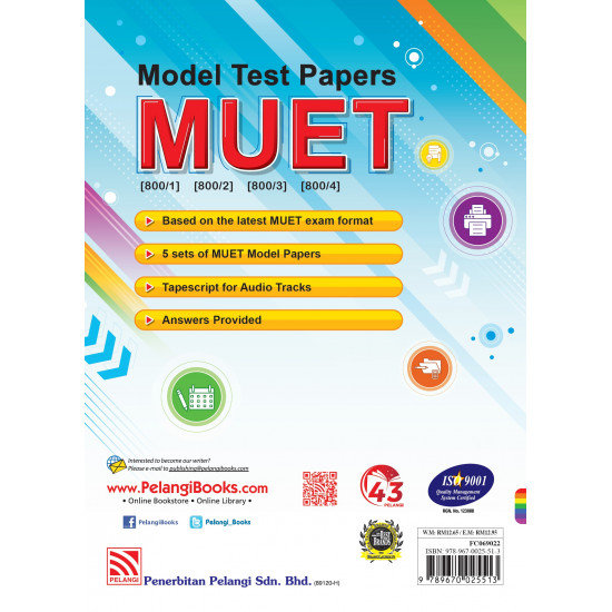 MUET Model Test Papers 2022