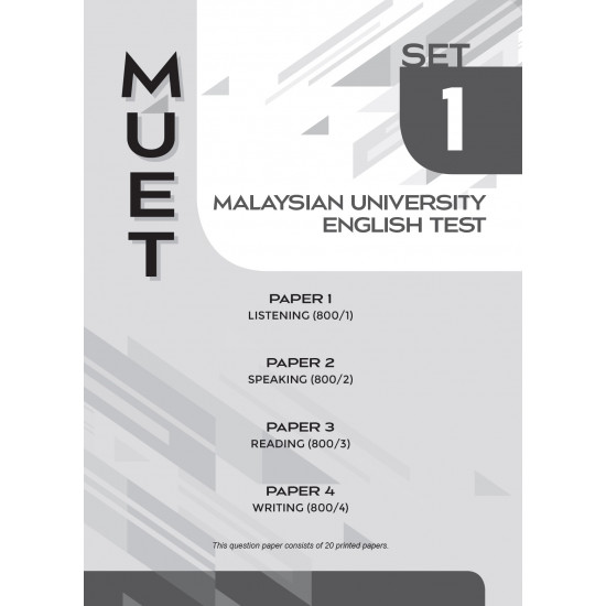MUET Model Test Papers 2022