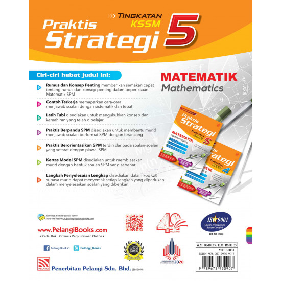 Praktis Strategi Kssm 2021 Tingkatan 5 Matematik