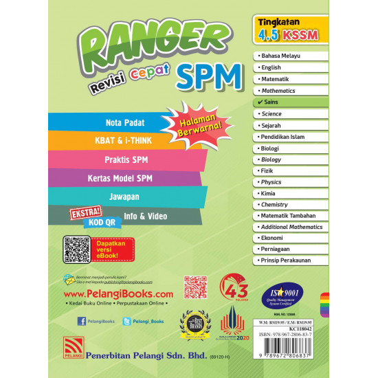 Ranger SPM 2022 Sains