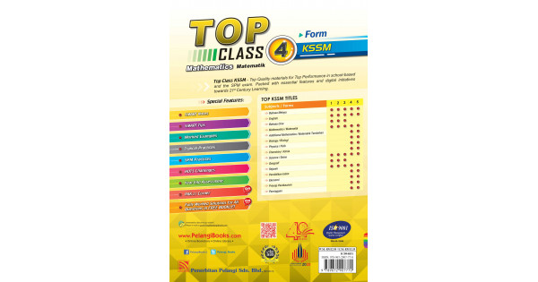 Top Class 2021 Form 4 Mathematics