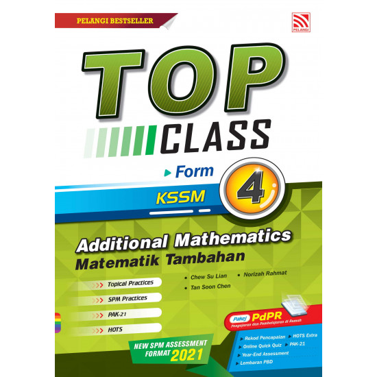 Top Class 2021 Additional Mathematics Form 4