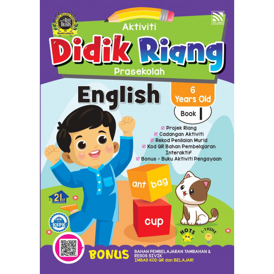 Aktiviti Didik Riang English 6 Years Old Book 1